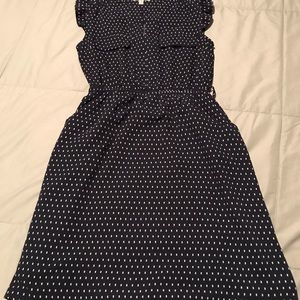 Polkadot blue dress